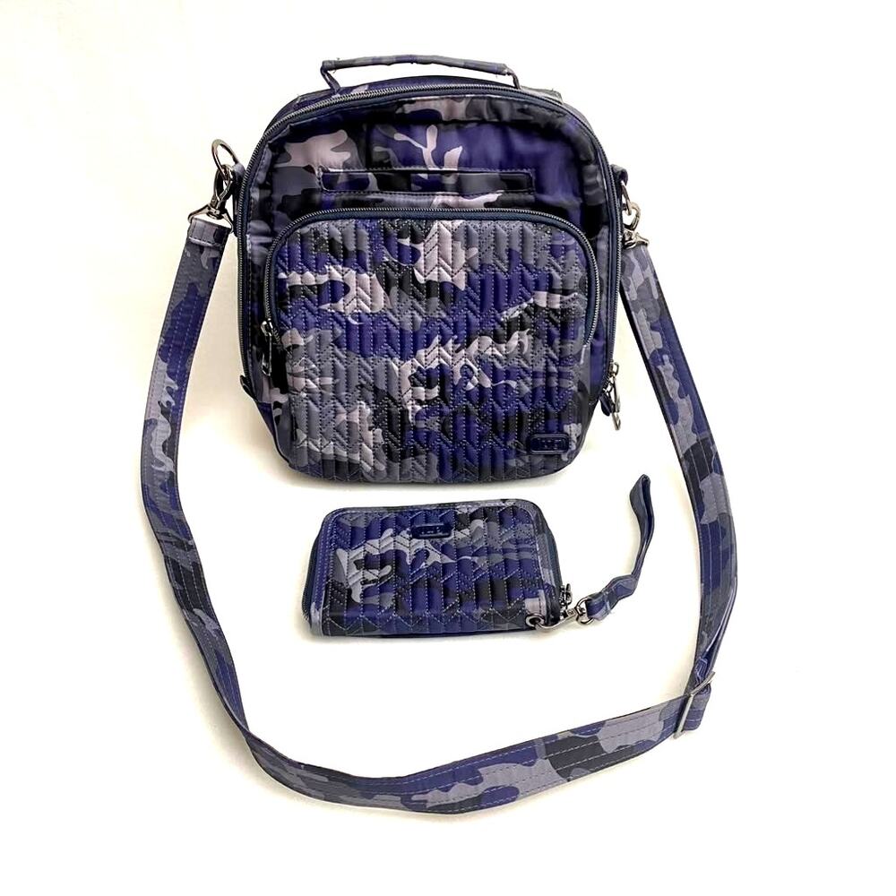 Lug Ranger Rodeo RFID Protected 2 Pcs Purse Crossbody & Wallet Set Cameo